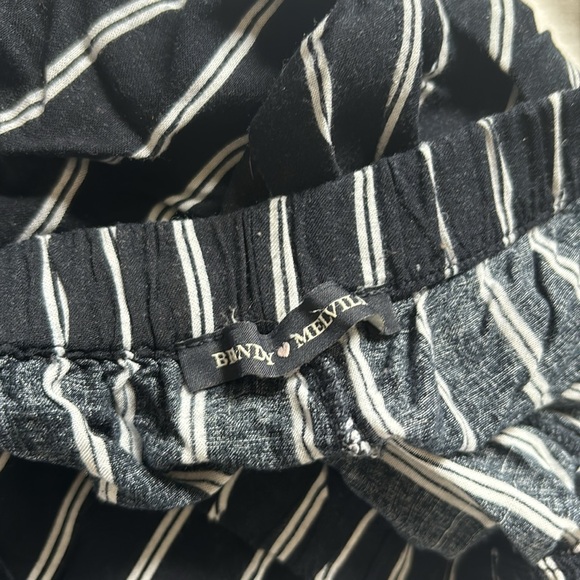 Striped navy pants - Picture 2 of 2